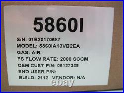 1/4 Brooks 5860IA13VB2EA Series 5860i Mass Flow Controller 2000 SCCM AIR NEW E2