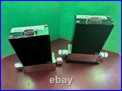 AS IS UNTESTED LOT OF 2 Tylan FC-2902MEP 5 / -T Mass Flow Controller 2900 Series