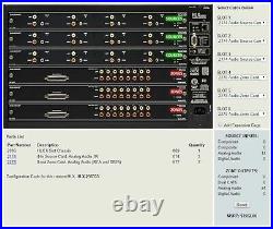 Audio Authority HLX2363 Model 2006 HLX Modular Audio-Video Matrix Black RCA