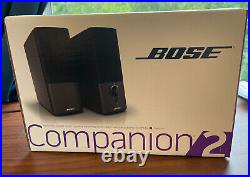 Bose Companion 2 Series III 2-Ch Multimedia Speaker System (Black) Factory Renew