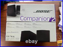 Bose Companion 2 Series III 2-Ch Multimedia Speaker System (Black) Factory Renew