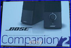 Bose Companion 2 Series III Multimedia Speaker System (Blk) 120V Free Dometic Sh