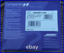 Bose Companion 2 Series III Multimedia Speaker System (Blk) 120V Free Dometic Sh