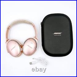 Bose QuietComfort 35 II PINK Rose Gold Noise Cancelling Headphones Very Good