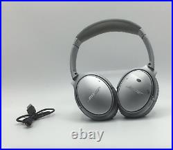 Bose QuietComfort QC35 Series I Wireless Headphones Silver VGC (759944-0020)