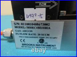 Brooks 5850 E Series 5850EC4BD3EB2A Mass Flow Controller