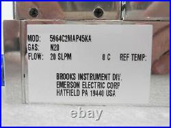 Brooks 5964C2MAP45KA Mass Flow Controller MFC Novellus 01-0624R-027 Working