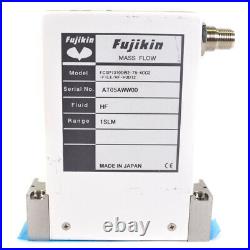 Fujikin FCSP7000D Series Mass Flow Controller MFC HF 1SLM D-Net C-Seal Flush
