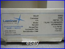 Millipore Tylan 2960 Series Fc-2960mep5 Mass Flow Controller Gasn2 Range1 Slpm