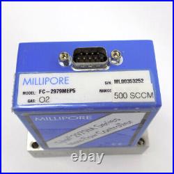Milllipore Tylan FC-2979MEP5 Series 2979M Mass Flow Controller MFC, O2 Gas 500cc
