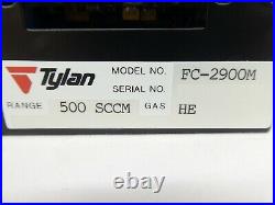 Tyaln FC-2900M Mass Flow Controller MFC 500 SCCM He 2900 Series Refurbished
