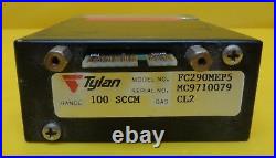 Tylan FC290MEP5 Mass Flow Controller MFC 2950 Series 100 SCCM Cl2 Used Working
