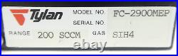 Tylan FC-2900MEP Mass Flow Controller MFC 200 SCCM SiH4 Reseller Lot of 8 Spare