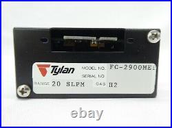 Tylan FC-2900MEP Mass Flow Controller MFC 20 SLPM H2 2900 Series Working Spare
