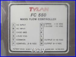 Tylan FC 550-1 Mass Flow Controller MFC 300 SCCM H2 FC 550 OEM Refurbished